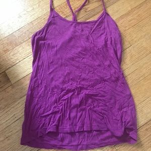 Razor back tank top
